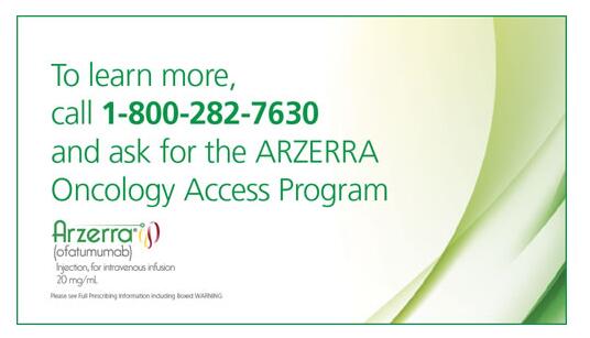 奥法木单抗 Arzerra ‹ofatumumab›