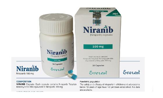 尼拉帕利 尼拉帕尼 Niranib 100mg*30胶囊