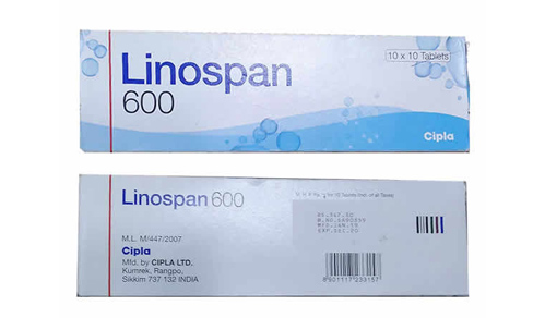 利奈唑胺片‹斯沃›LINOSPAN 600mg 10*10s